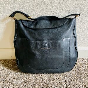 Marc Jacobs Dark Leather Hobo Bag